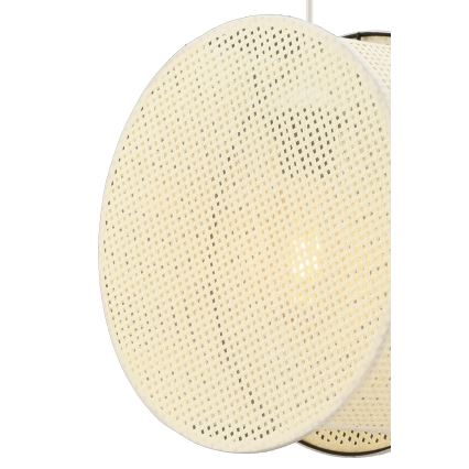 Luster na sajli BIG DRUM 1xE27/60W/230V krem