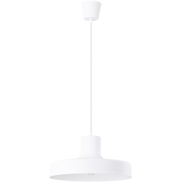 Luster na sajli BILO 1xE27/15W/230V pr. 35 cm bijela