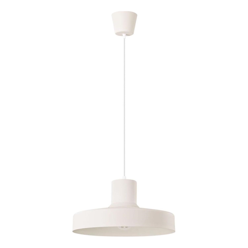 Luster na sajli BILO 1xE27/15W/230V pr. 35 cm krem