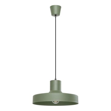 Luster na sajli BILO 1xE27/15W/230V pr. 35 cm zelena