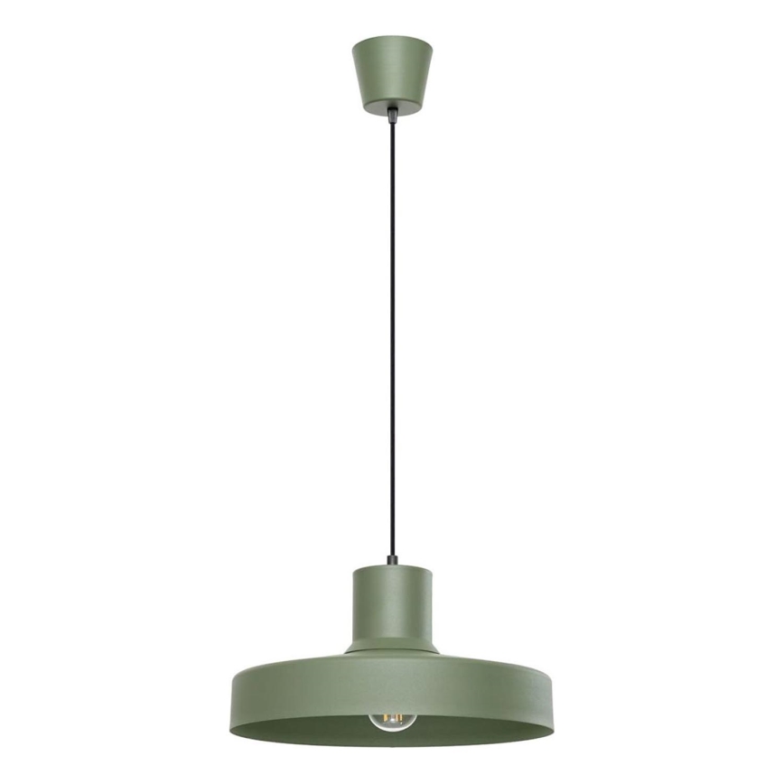 Luster na sajli BILO 1xE27/15W/230V pr. 35 cm zelena