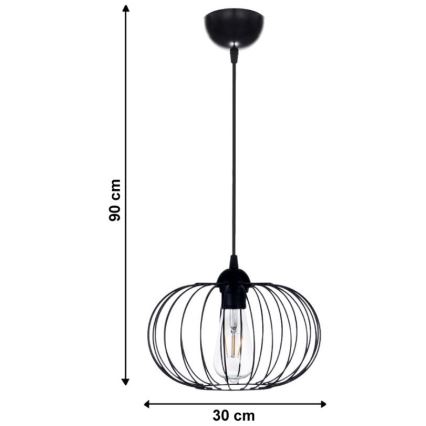 Luster na sajli BOCCA 1xE27/60W/230V