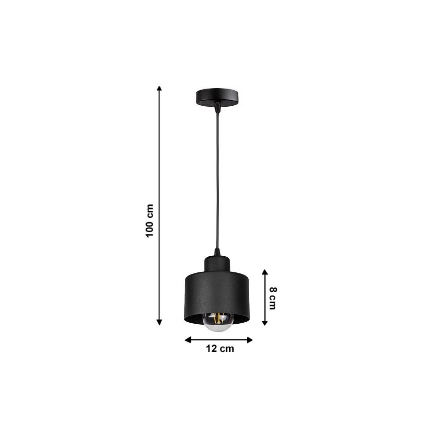 Luster na sajli BODO 1xE27/60W/230V