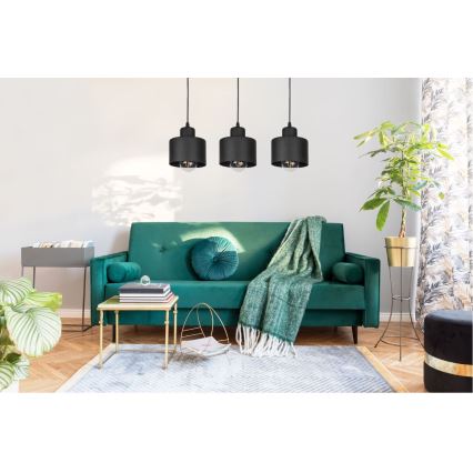 Luster na sajli BODO 3xE27/60W/230V