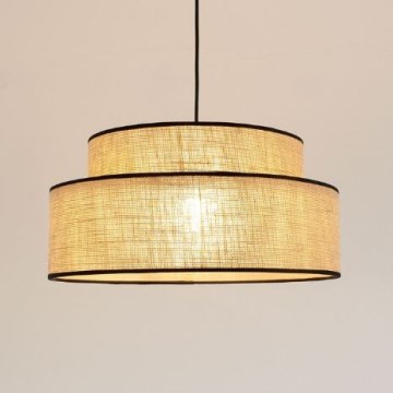 Luster na sajli BOHO 1xE27/60W/230V bež