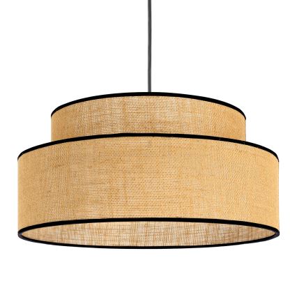 Luster na sajli BOHO 1xE27/60W/230V bež