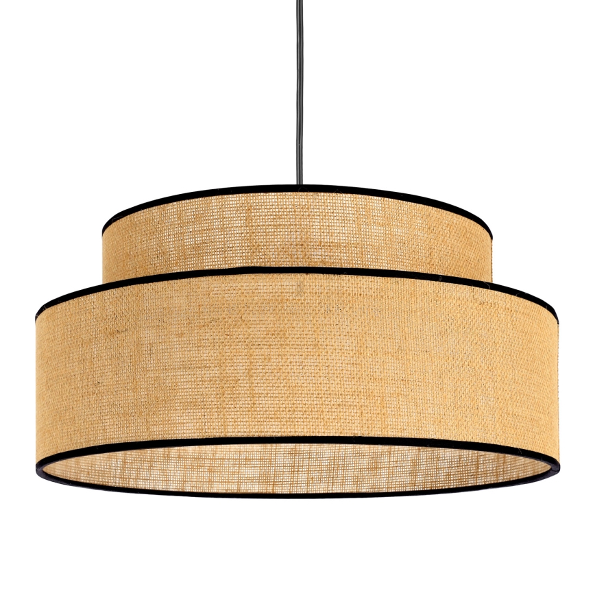 Luster na sajli BOHO 1xE27/60W/230V bež