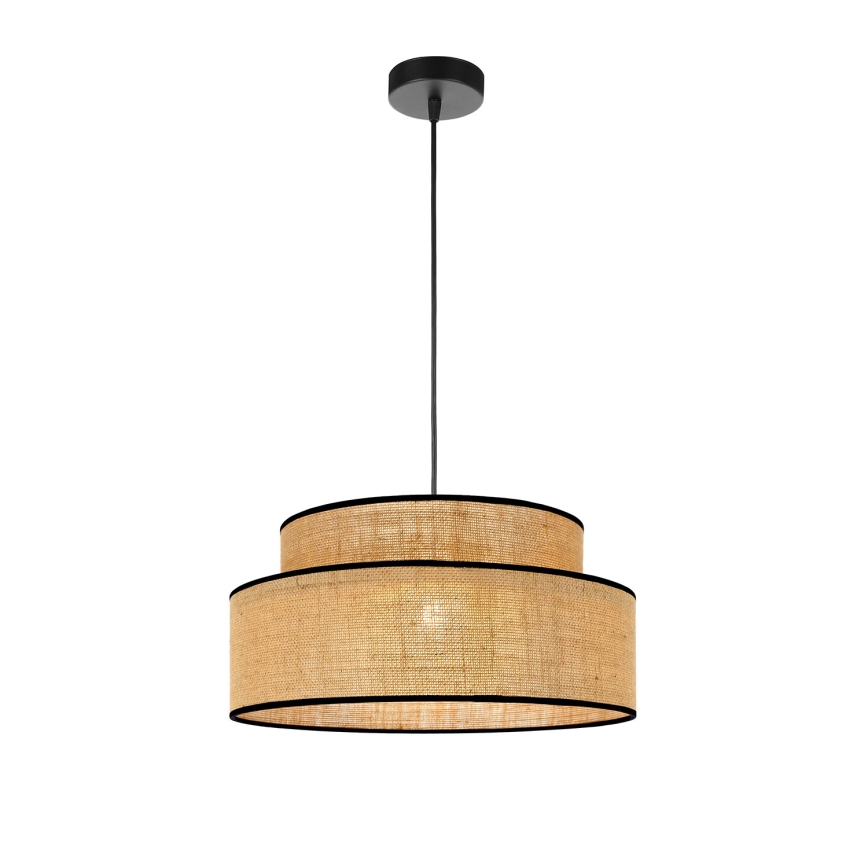 Luster na sajli BOHO 1xE27/60W/230V bež