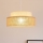Luster na sajli BOHO 1xE27/60W/230V krem/bež