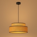Luster na sajli BOHO 1xE27/60W/230V pr. 40 cm bež