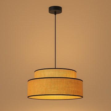 Luster na sajli BOHO 1xE27/60W/230V pr. 40 cm bež