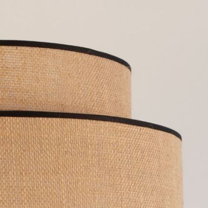 Luster na sajli BOHO 1xE27/60W/230V pr. 40 cm bež