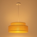 Luster na sajli BOHO 1xE27/60W/230V pr. 40 cm bež