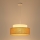 Luster na sajli BOHO 1xE27/60W/230V pr. 40 cm bijela/bež