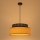 Luster na sajli BOHO 1xE27/60W/230V pr. 40 cm crna/ratan