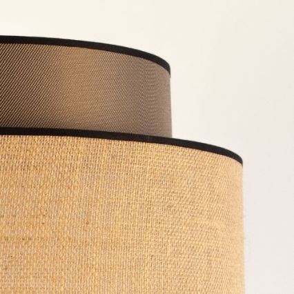 Luster na sajli BOHO 1xE27/60W/230V pr. 40 cm smeđa/bež