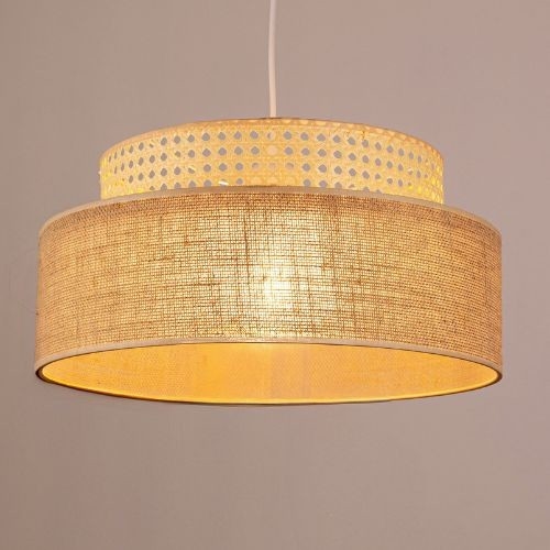 Luster na sajli BOHO 1xE27/60W/230V ratan