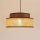 Luster na sajli BOHO 1xE27/60W/230V smeđa/bež
