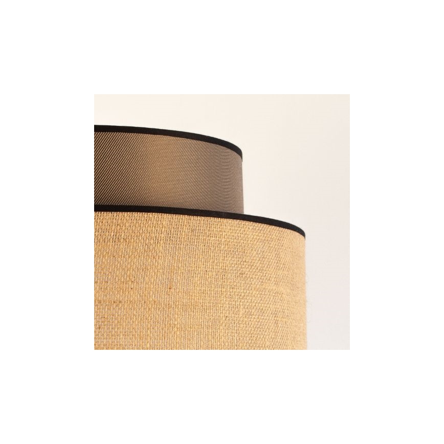 Luster na sajli BOHO 1xE27/60W/230V smeđa/bež