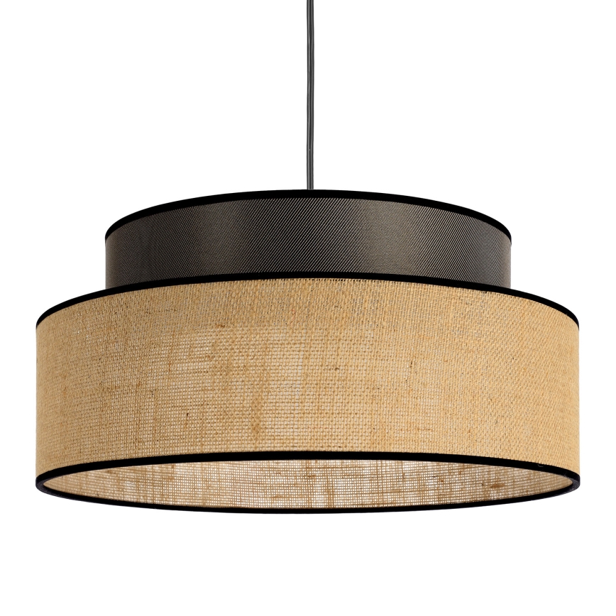 Luster na sajli BOHO 1xE27/60W/230V smeđa/bež