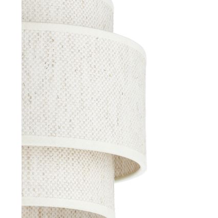 Luster na sajli BOHO 1xE27/60W/230V, Ø 40 cm, bijela