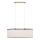 Luster na sajli BOHO 2xE27/40W/230V hrast