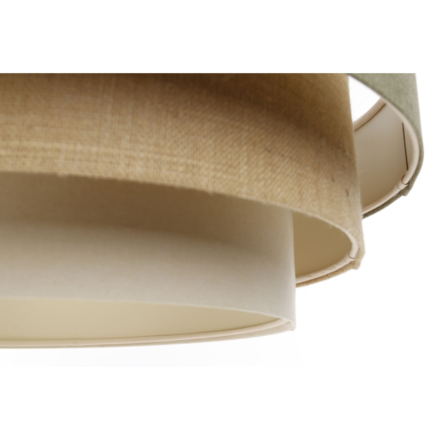 Luster na sajli BOHO TRINITI 1xE27/60W/230V siva/bež/krem