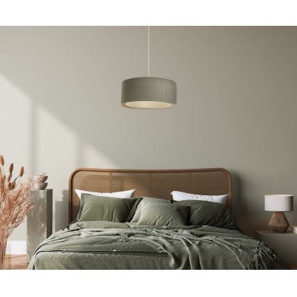 Luster na sajli BOHO TRINITI 1xE27/60W/230V siva