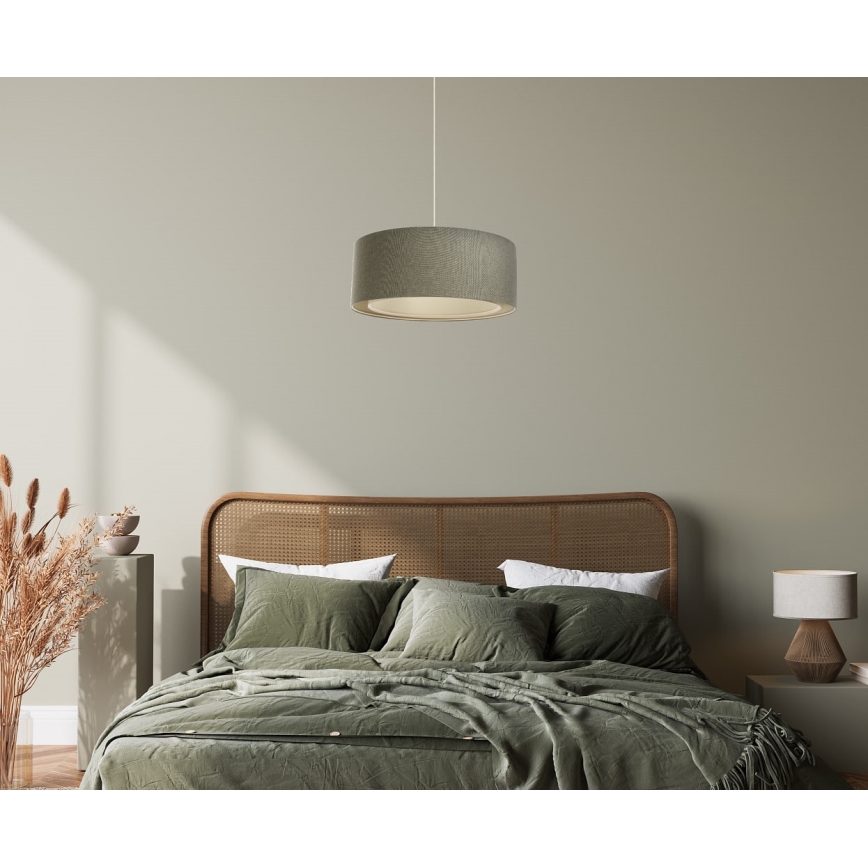 Luster na sajli BOHO TRINITI 1xE27/60W/230V siva
