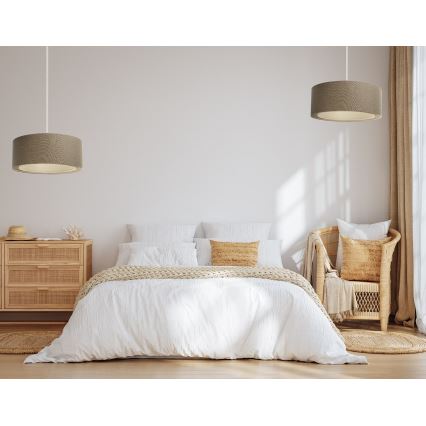 Luster na sajli BOHO TRINITI 1xE27/60W/230V smeđa