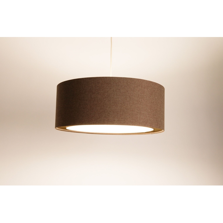 Luster na sajli BOHO TRINITI 1xE27/60W/230V smeđa
