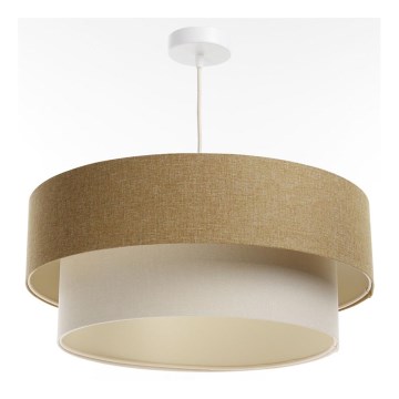 Luster na sajli BOHO TRINITI 1xE27/60W/230V smeđa/krem
