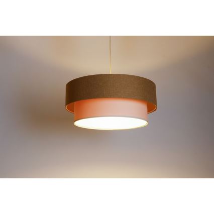 Luster na sajli BOHO TRINITI 1xE27/60W/230V smeđa/krem