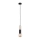 Luster na sajli BOLID 1xE27/60W/230V zlatna/crna