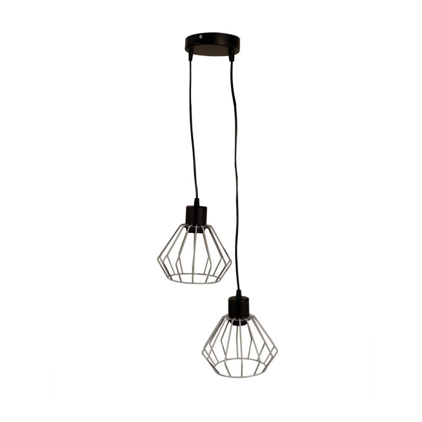 Luster na sajli BONOX 2xE27/60W/230V