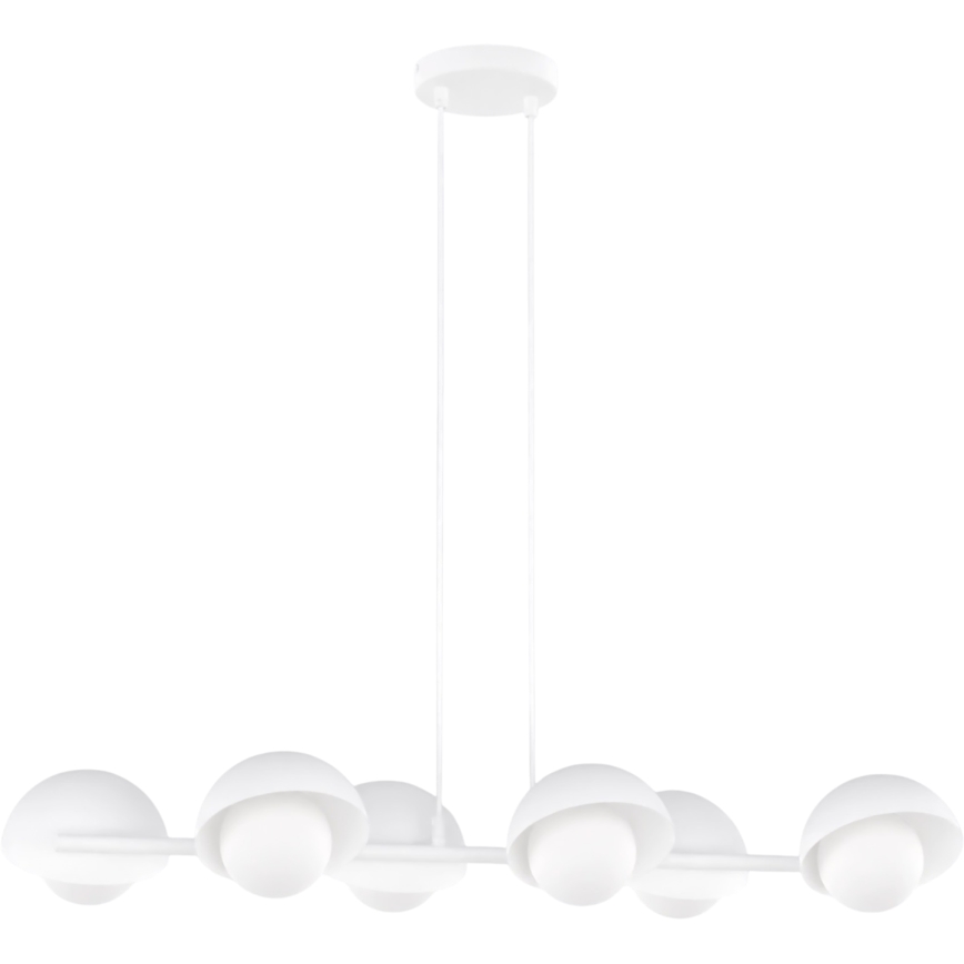 Luster na sajli BOOM 6xG9/8W/230V bijela