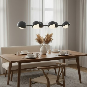 Luster na sajli BOOM 6xG9/8W/230V crna