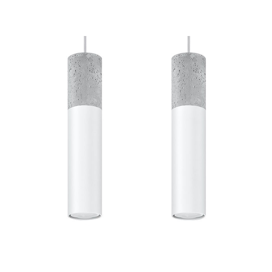 Luster na sajli BORGIO 2xGU10/40W/230V