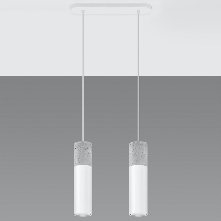 Luster na sajli BORGIO 2xGU10/40W/230V
