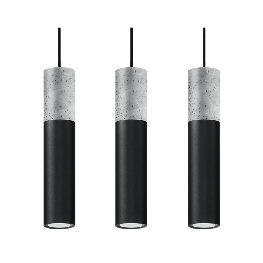 Luster na sajli BORGIO 3xGU10/40W/230V