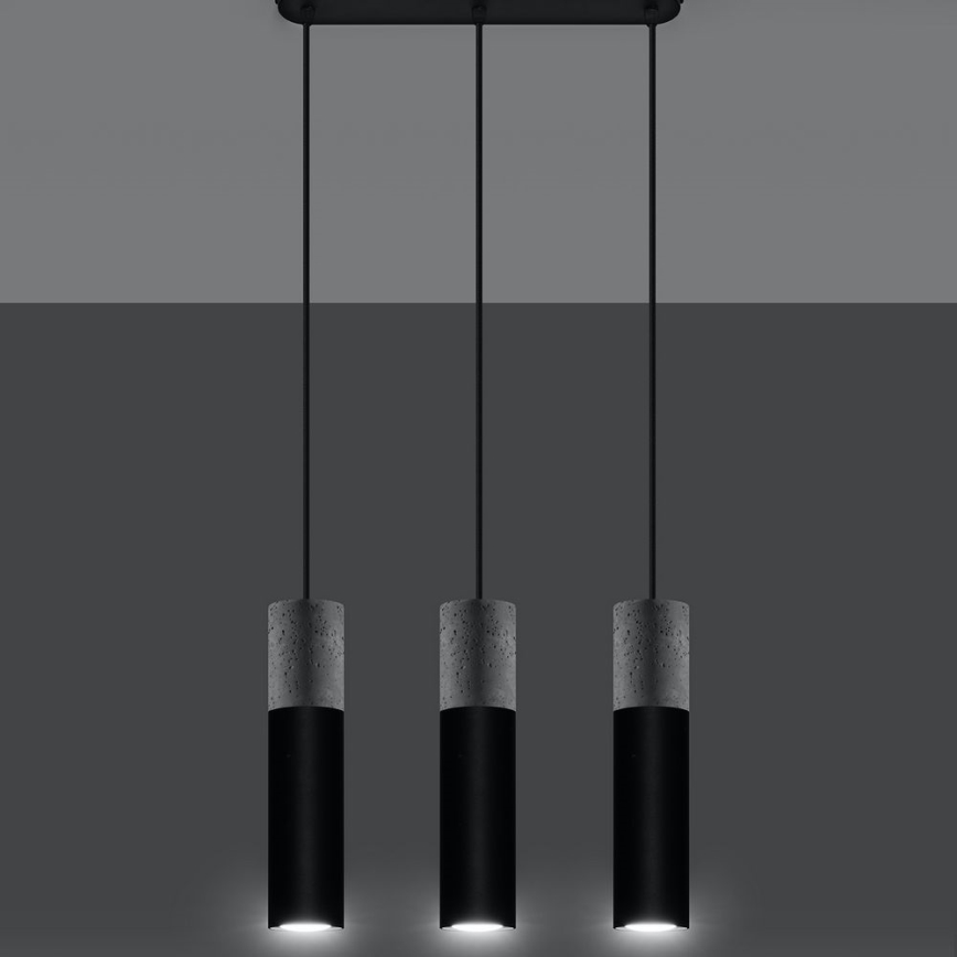 Luster na sajli BORGIO 3xGU10/40W/230V