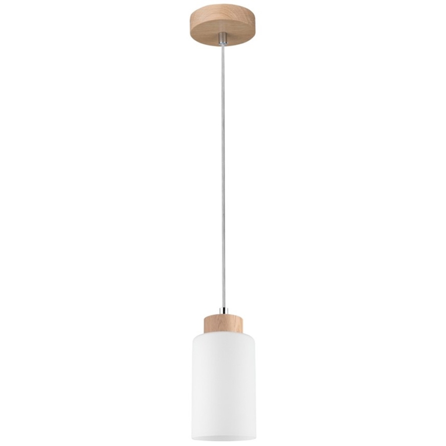 Luster na sajli BOSCO 1xE27/60W/230V hrast