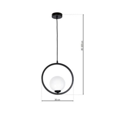 Luster na sajli BOSTON 1xE14/40W/230V