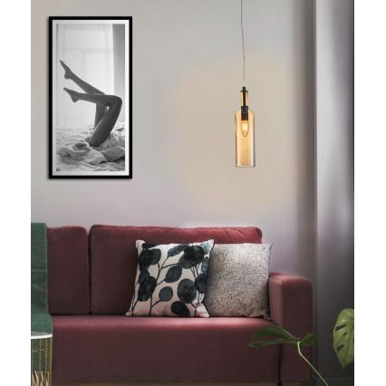 Luster na sajli BOTTLE 1xE14/40W/230V