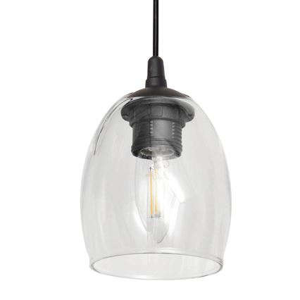 Luster na sajli BRILLANT 1xE27/15W/230V prozirna