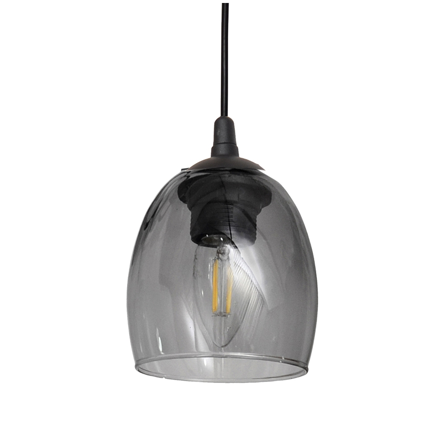 Luster na sajli BRILLANT 1xE27/15W/230V siva