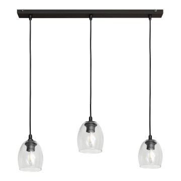 Luster na sajli BRILLANT 3xE27/15W/230V prozirna