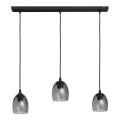 Luster na sajli BRILLANT 3xE27/15W/230V siva