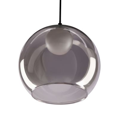 Luster na sajli BRIN 1xG9/15W/230V crna s dimnim efektom