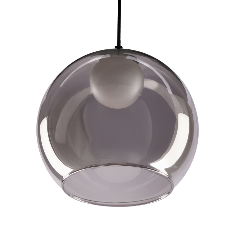 Luster na sajli BRIN 1xG9/15W/230V crna s dimnim efektom